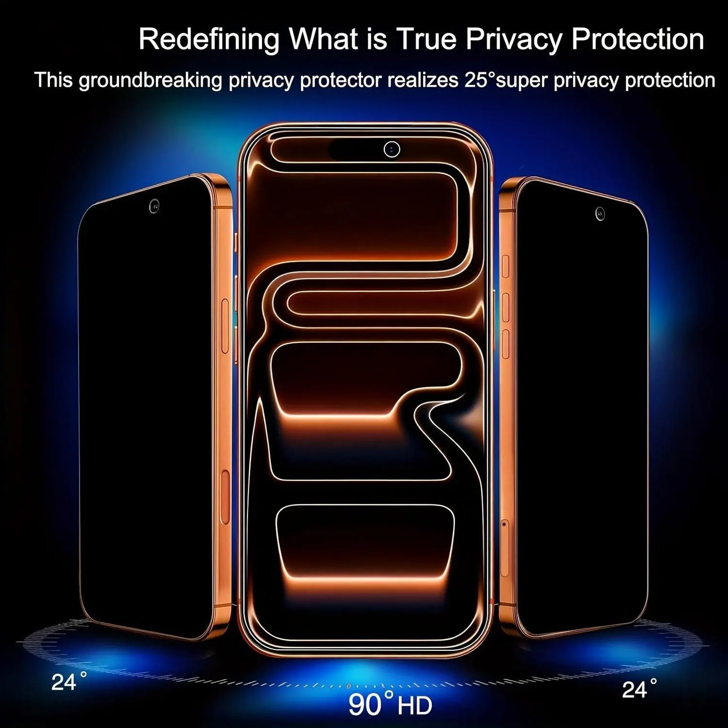 8IN1 Privacy Screen Protectors for Iphone 17 16 Pro Max 15 14 13 Pro Max plus 16E Air Value Pack 5 Anti-Peeping Tempered Glass 3 Camera Lens Protectors 9H Hardness HD Clarity
