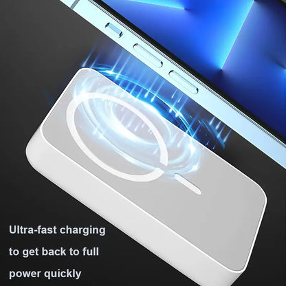 5000/10000Mah Magnetic Power Bank, Wireless Portable Charger, Fast Charging Magsafe Battery Pack for Iphone 16/15/14/13/12/Plus/Pro Max, Compact Device